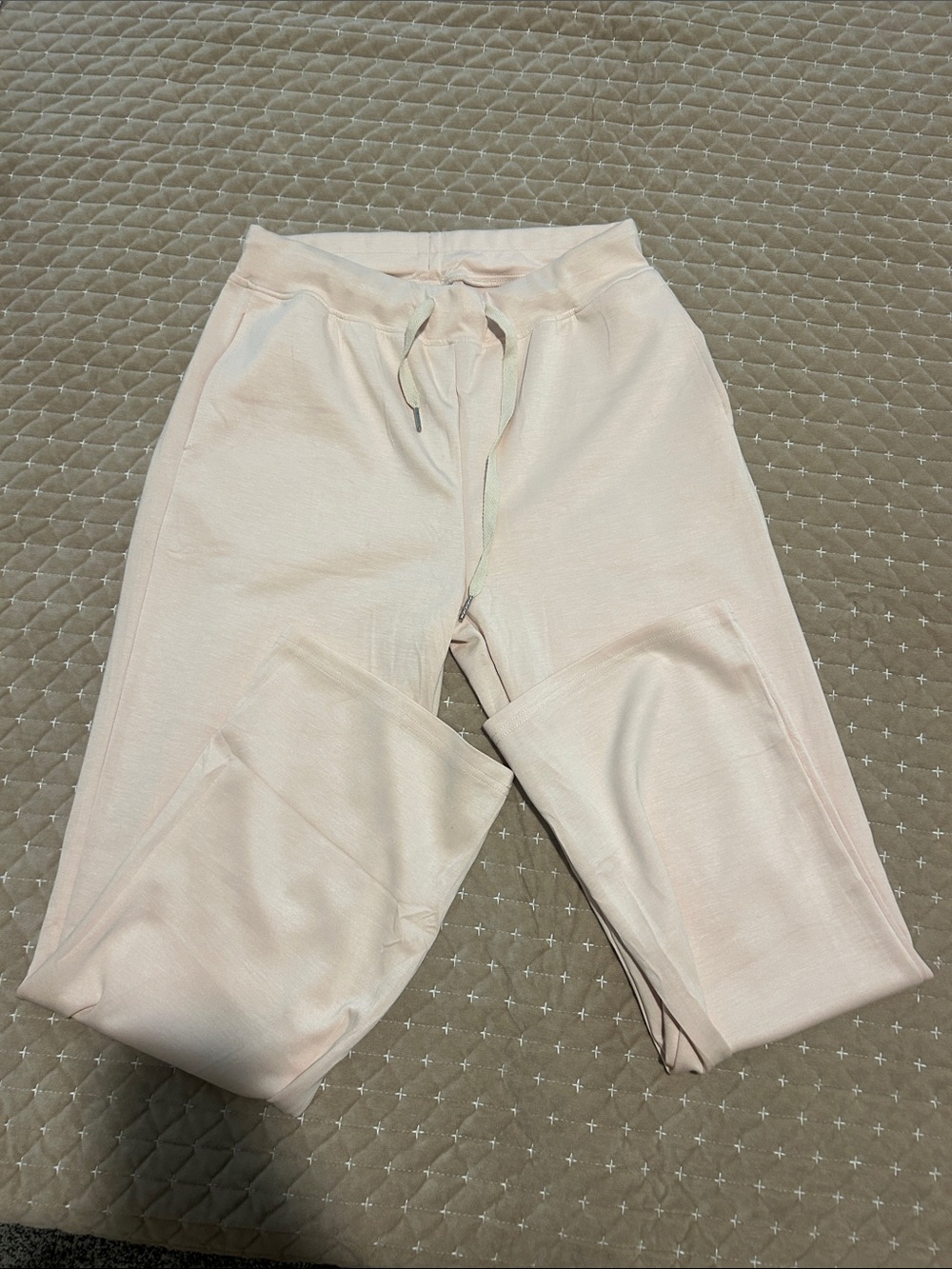 Light Blush Knit Joggers